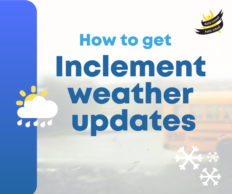 how to get inclement weather updates